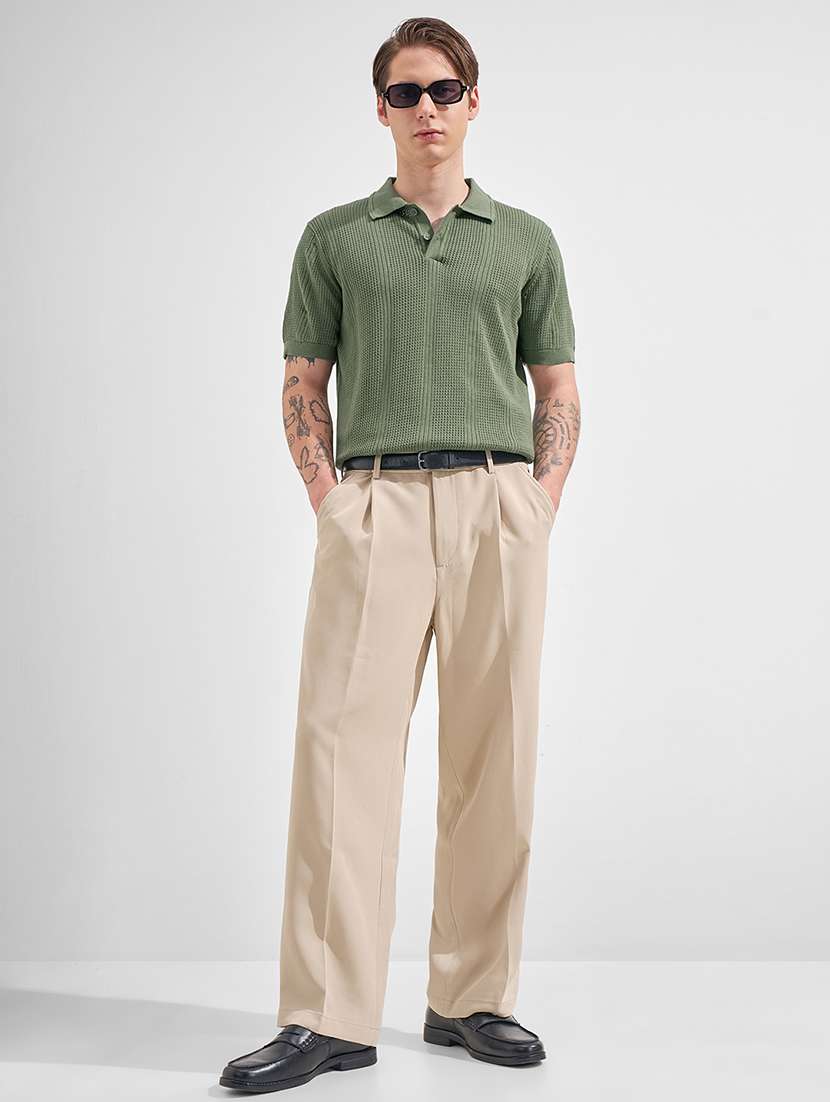 men self design short sleeve regular fit polo t-shirt - 22503677 -  Standard Image - 5