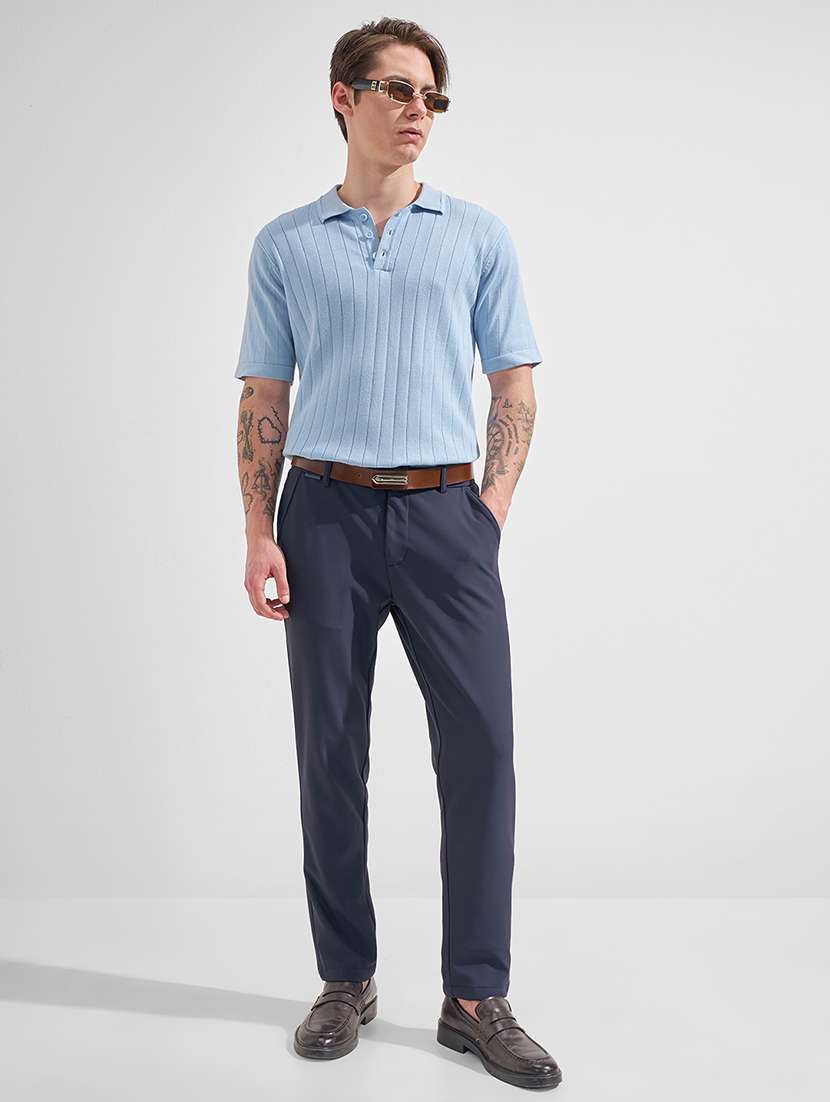 men self design short sleeve regular fit polo t-shirt - 22503678 -  Standard Image - 5