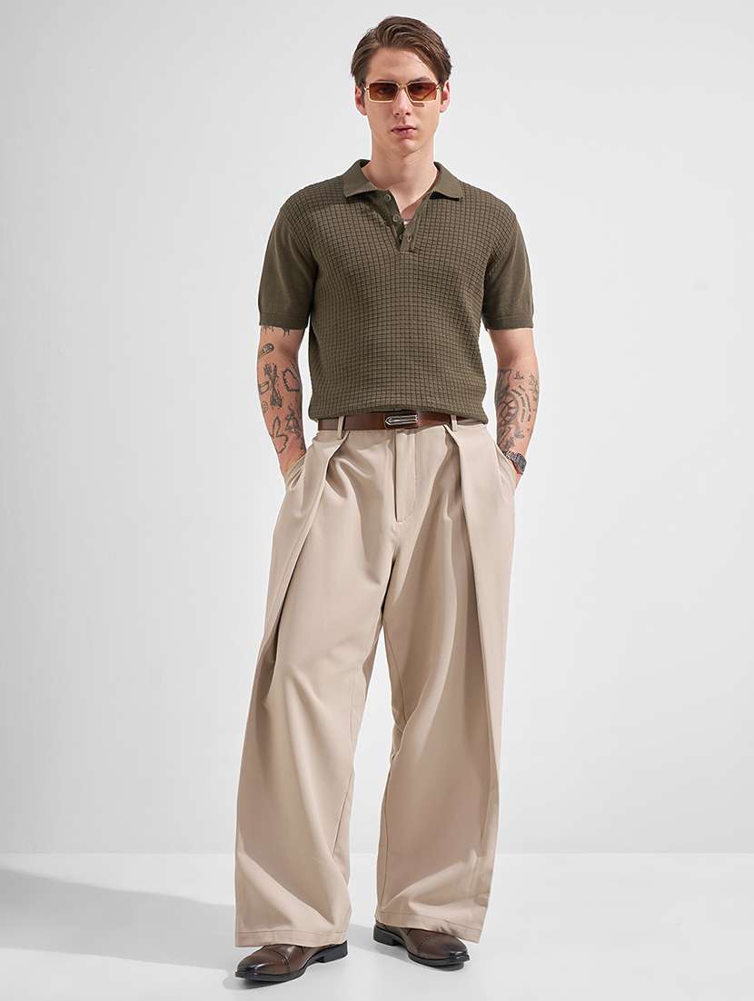 men self design short sleeve regular fit polo t-shirt - 22503683 -  Standard Image - 5