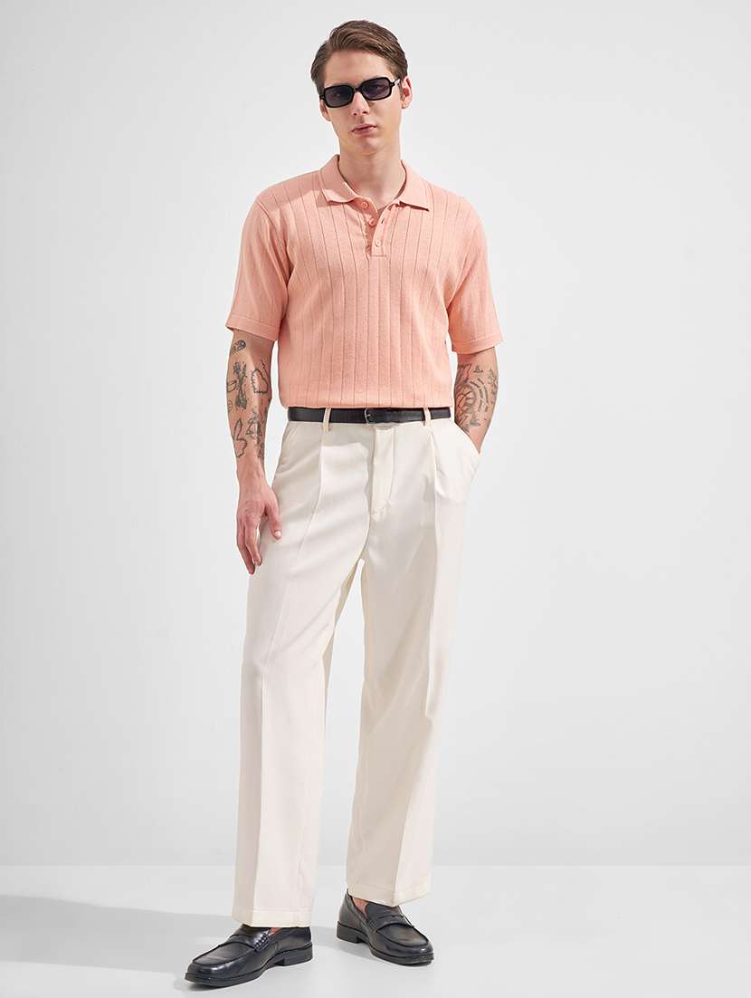 men self design short sleeve regular fit polo t-shirt - 22503684 -  Standard Image - 5