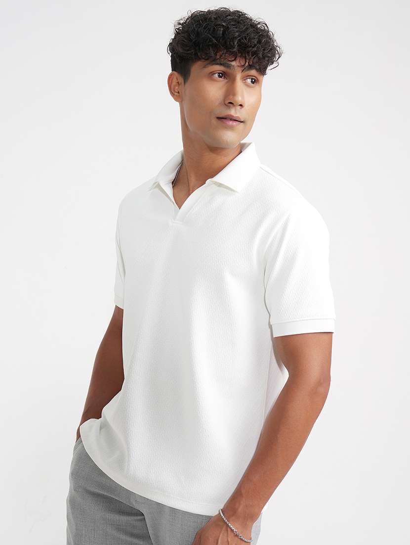 men self design short sleeve regular fit polo t-shirt - 22503708 -  Standard Image - 3