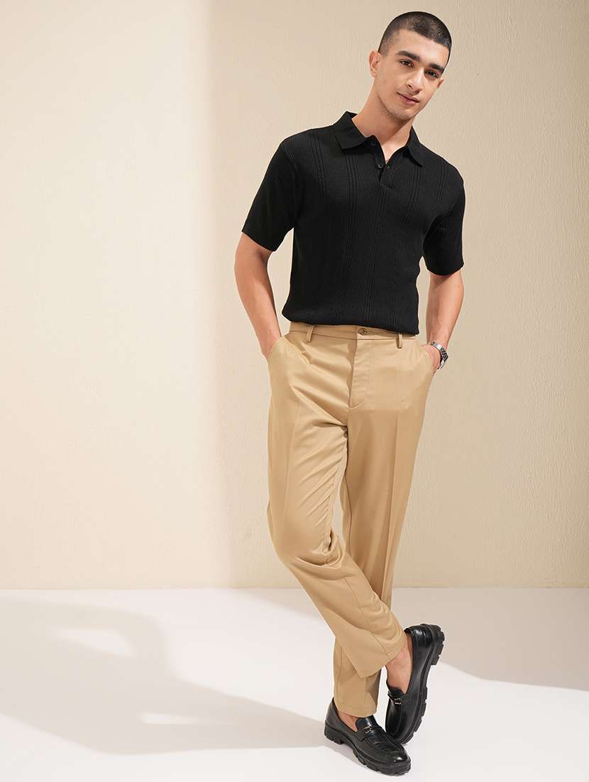men self design short sleeve regular fit polo t-shirt - 22503726 -  Standard Image - 5