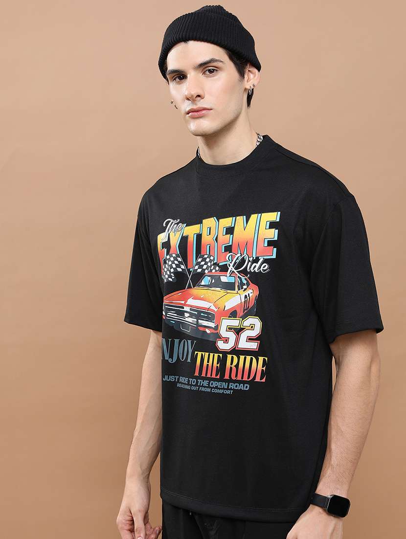 unisex printed short sleeve relaxed fit t-shirt - 22503779 -  Standard Image - 3