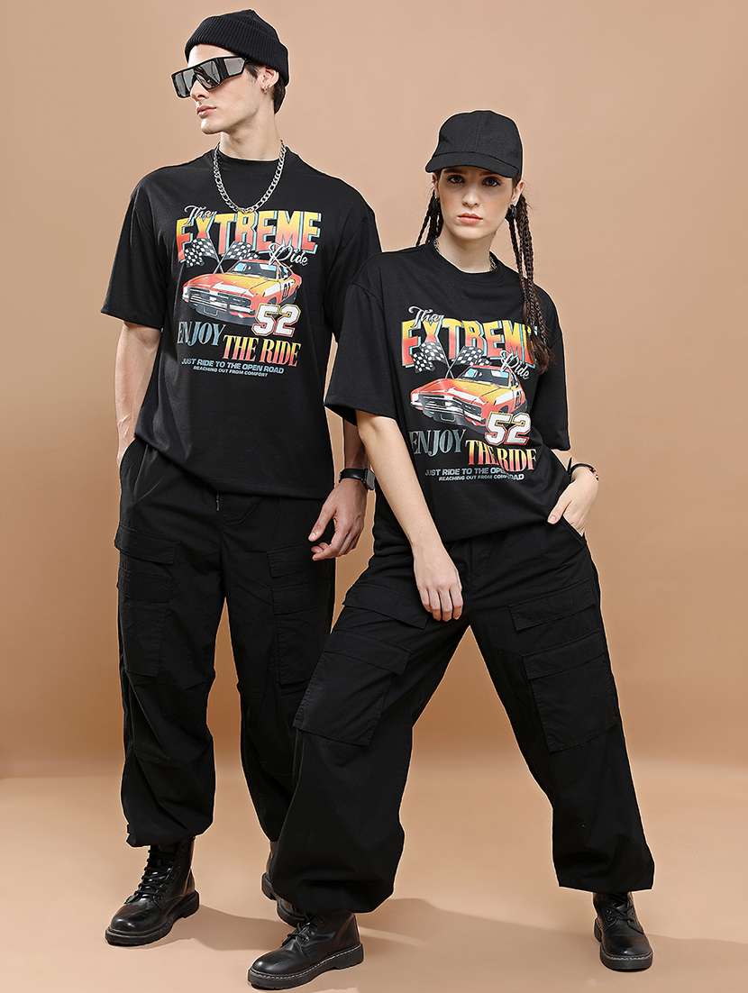 unisex printed short sleeve relaxed fit t-shirt - 22503779 -  Standard Image - 5