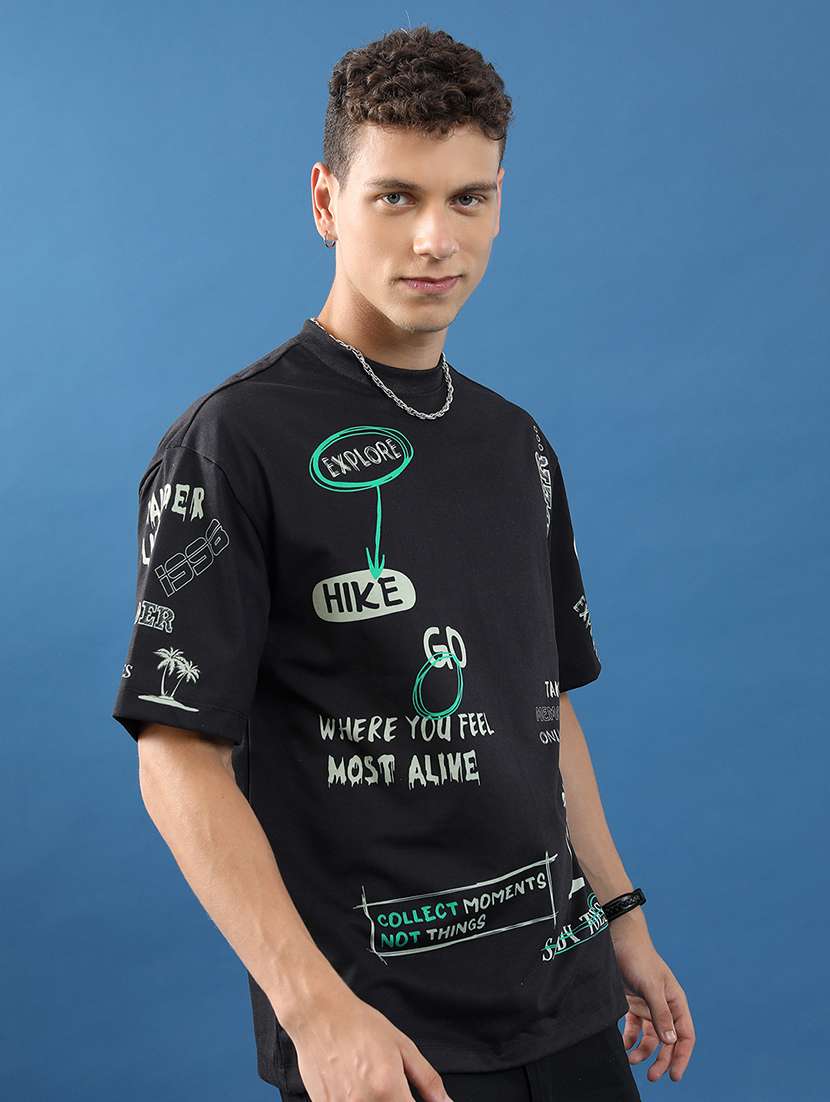 unisex printed short sleeve relaxed fit t-shirt - 22503783 -  Standard Image - 3