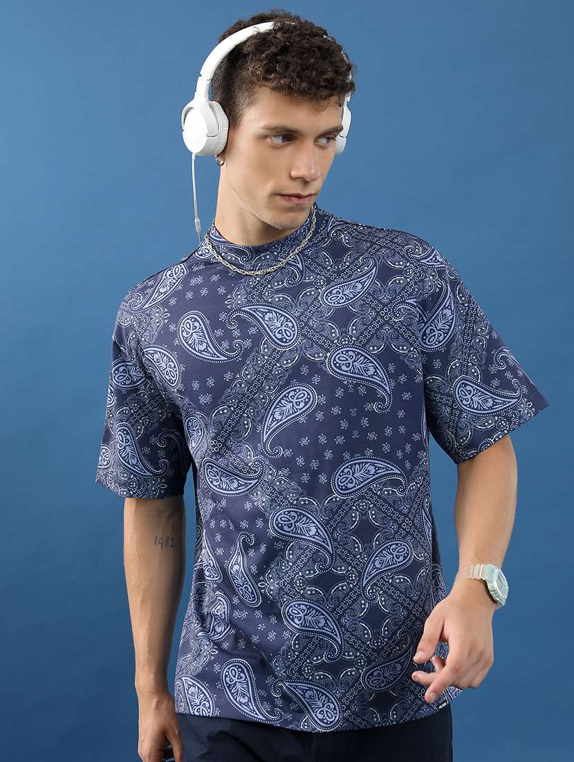unisex printed short sleeve relaxed fit t-shirt - 22503785 -  Standard Image - 3