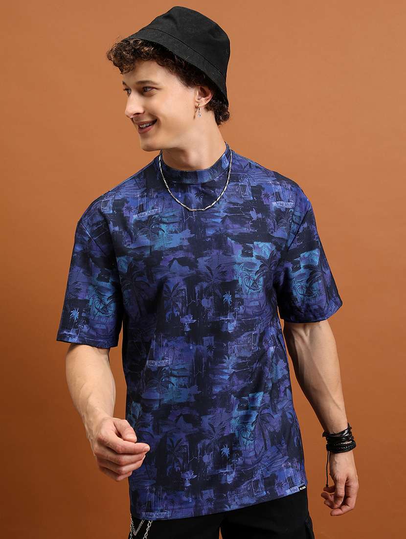 men printed short sleeve regular fit t-shirt - 22503788 -  Standard Image - 3