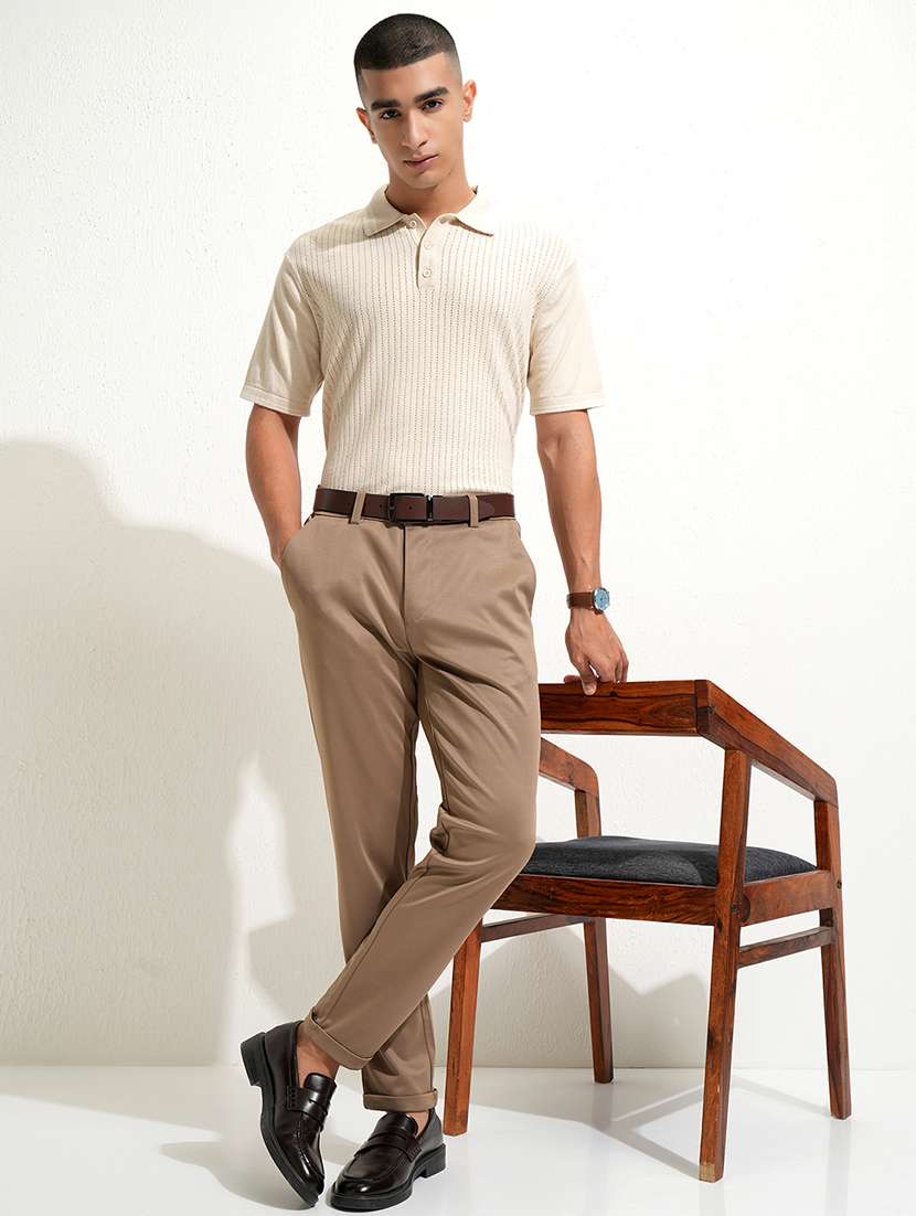 men self design short sleeve regular fit polo t-shirt - 22503801 -  Standard Image - 5