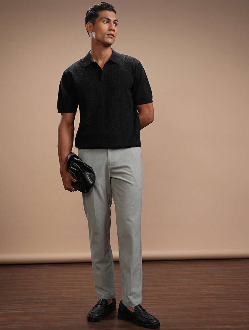 men self design short sleeve regular fit polo t-shirt - 22503820 -  Standard Image - 5
