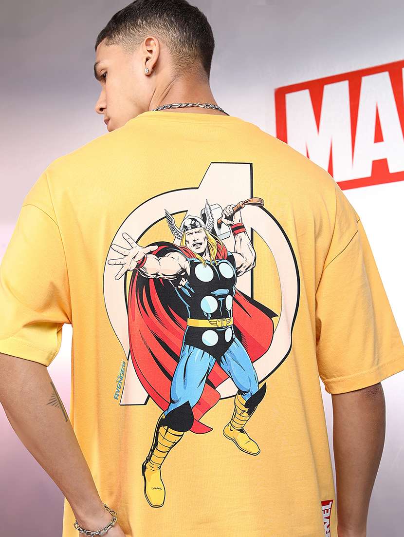 men printed short sleeve oversized t-shirt