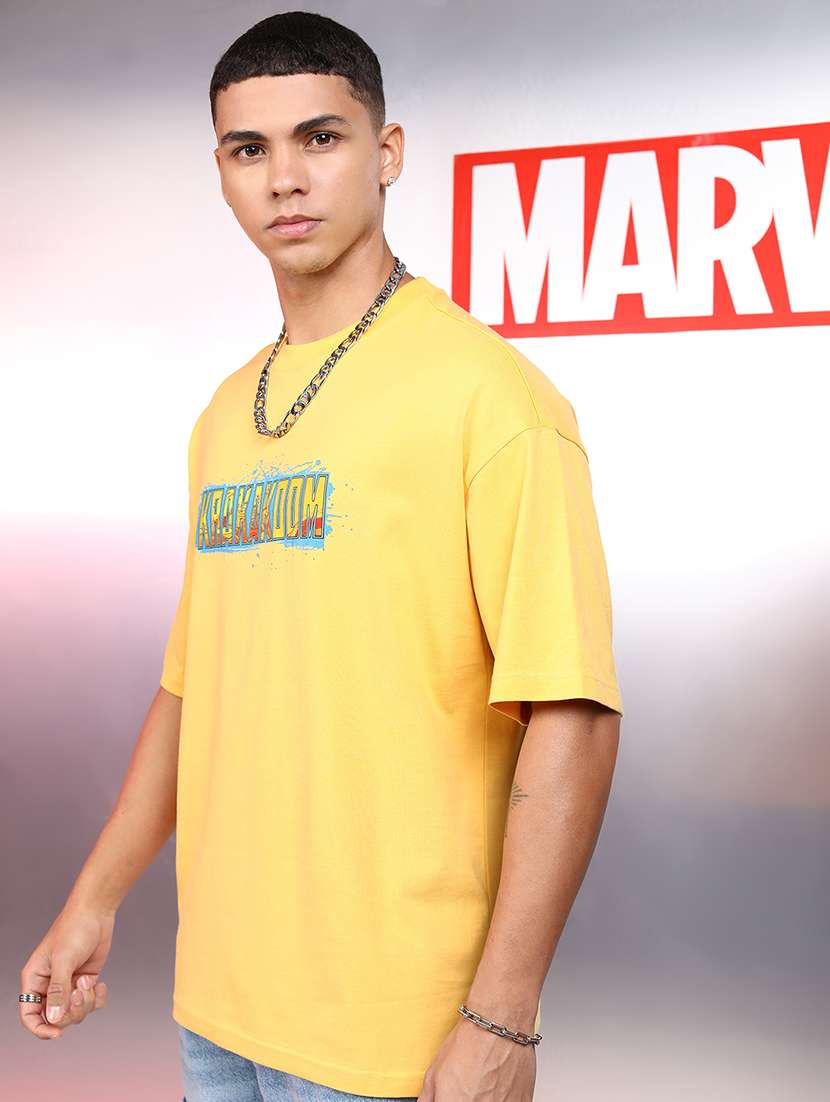 men printed short sleeve oversized t-shirt - 22503839 -  Standard Image - 3