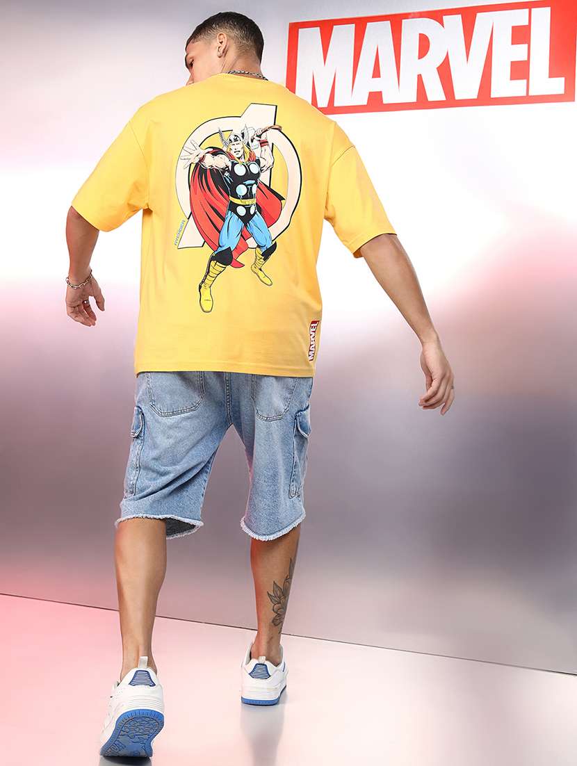 men printed short sleeve oversized t-shirt - 22503839 -  Standard Image - 5