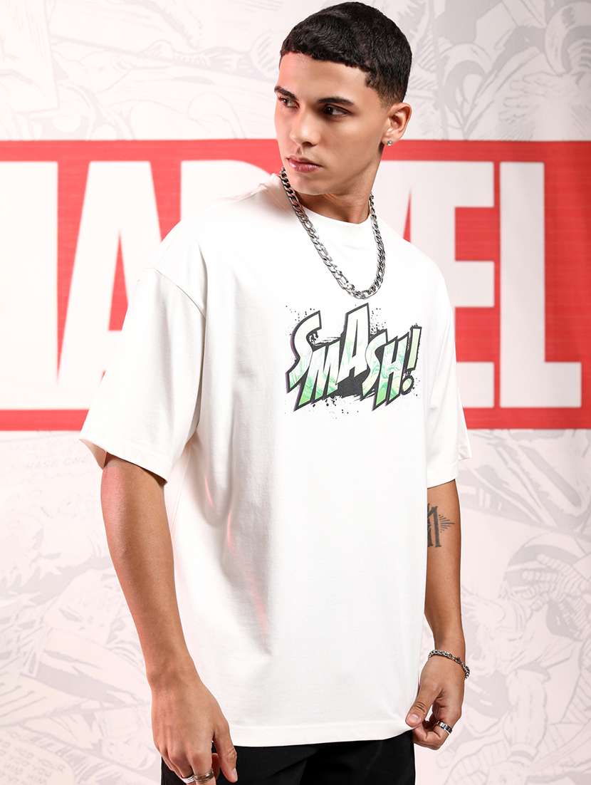 men printed short sleeve oversized t-shirt - 22503840 -  Standard Image - 3
