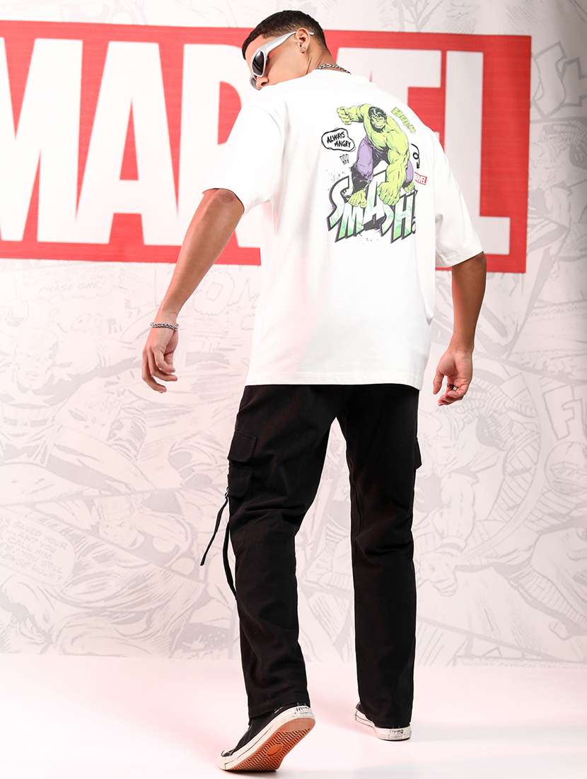 men printed short sleeve oversized t-shirt - 22503840 -  Standard Image - 5