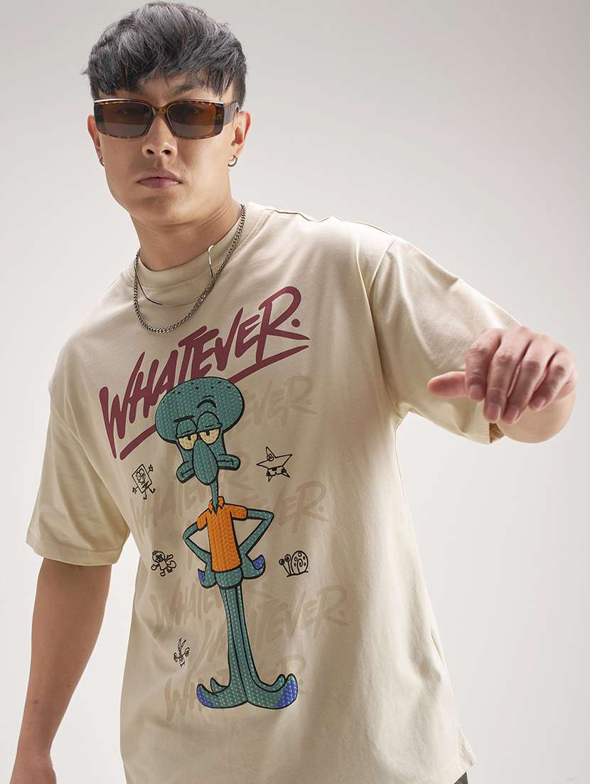 men printed short sleeve regular fit t-shirt
