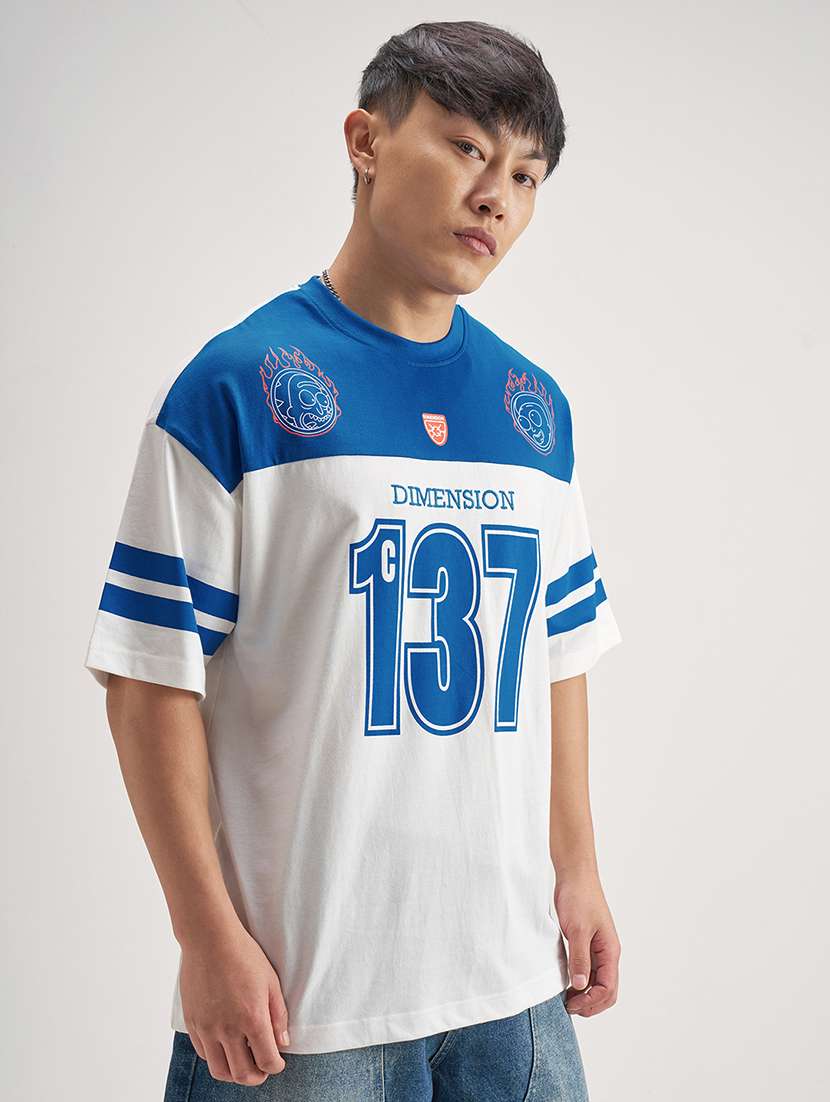 men printed short sleeve oversized t-shirt - 22503848 -  Standard Image - 3