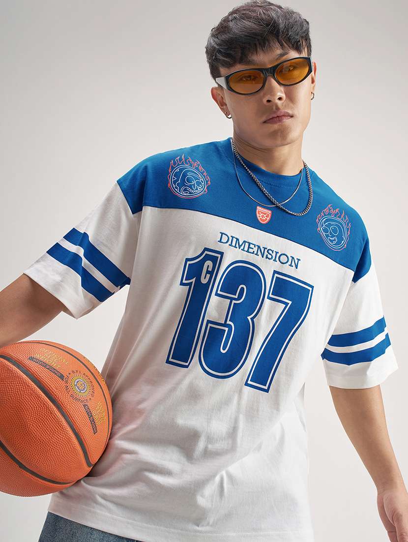 men printed short sleeve oversized t-shirt - 22503848 -  Standard Image - 5