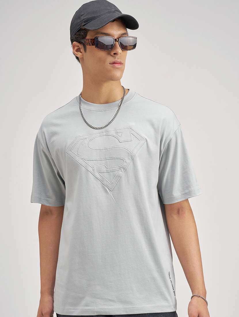 men embroidered short sleeve regular fit t-shirt
