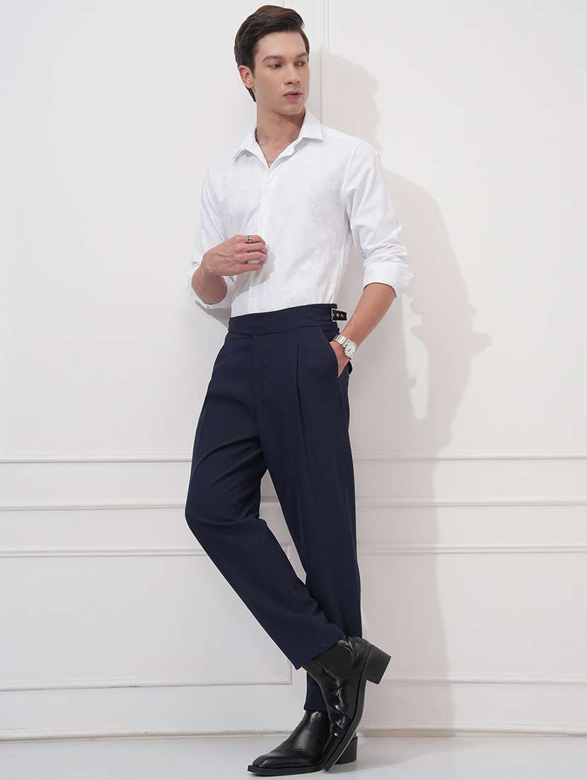 men self design long sleeve regular fit casual shirt - 22503911 -  Standard Image - 5