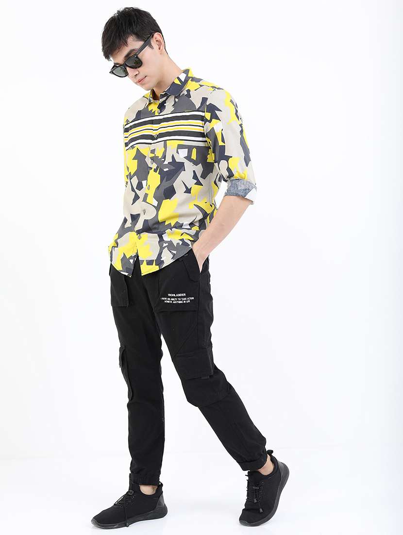 Men Printed Long Sleeve Regular Fit Casual Shirt - 22504232 -  Standard Image - 5