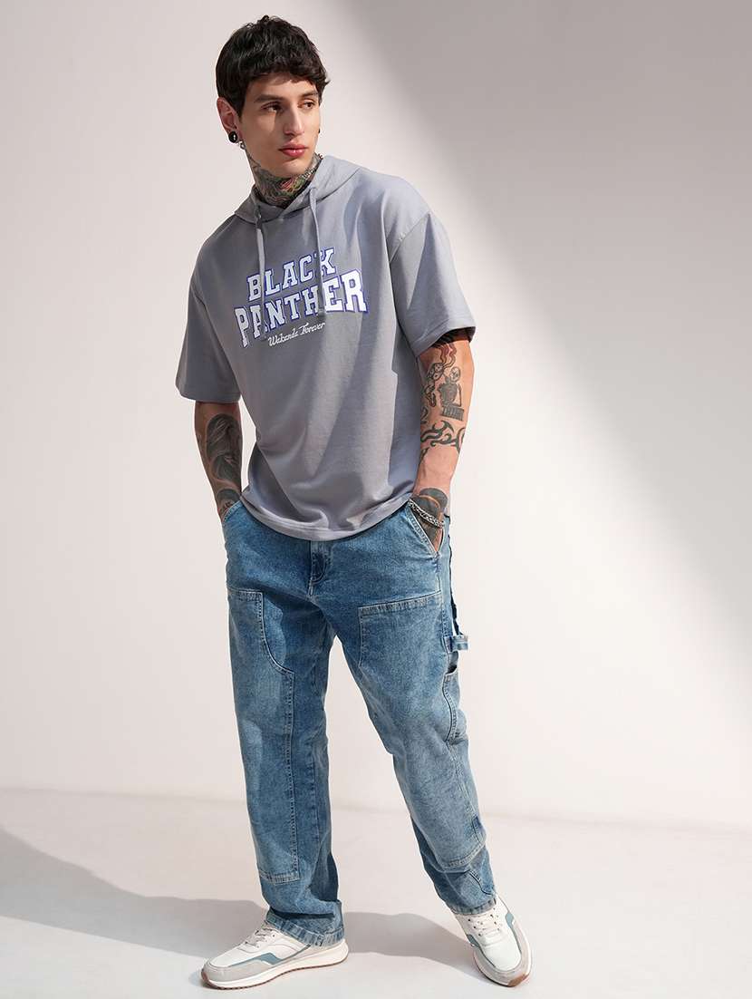 men printed short sleeve regular fit sweatshirt - 22504618 -  Standard Image - 5