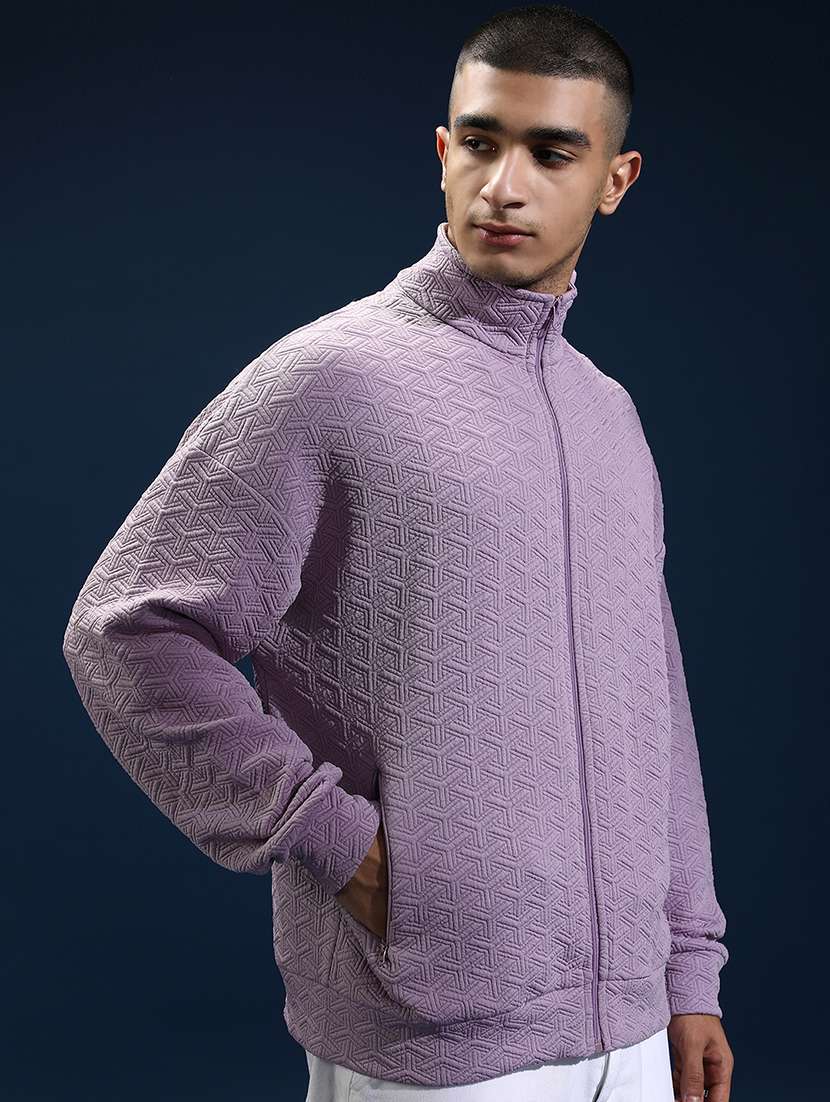 men self design long sleeve regular fit swea - 22504630 -  Standard Image - 3