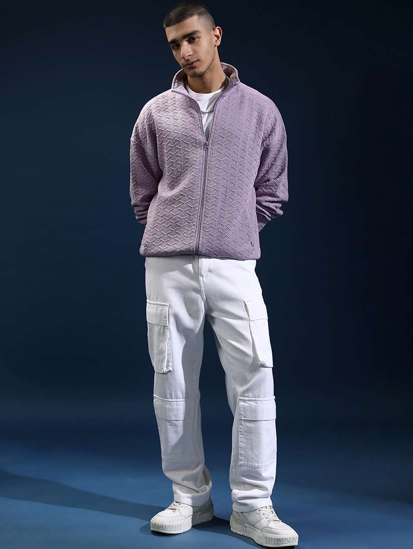 men self design long sleeve regular fit swea - 22504630 -  Standard Image - 5