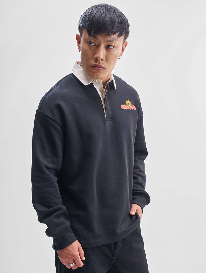 men printed long sleeve regular fit sweatshirt - 22504649 -  Standard Image - 3