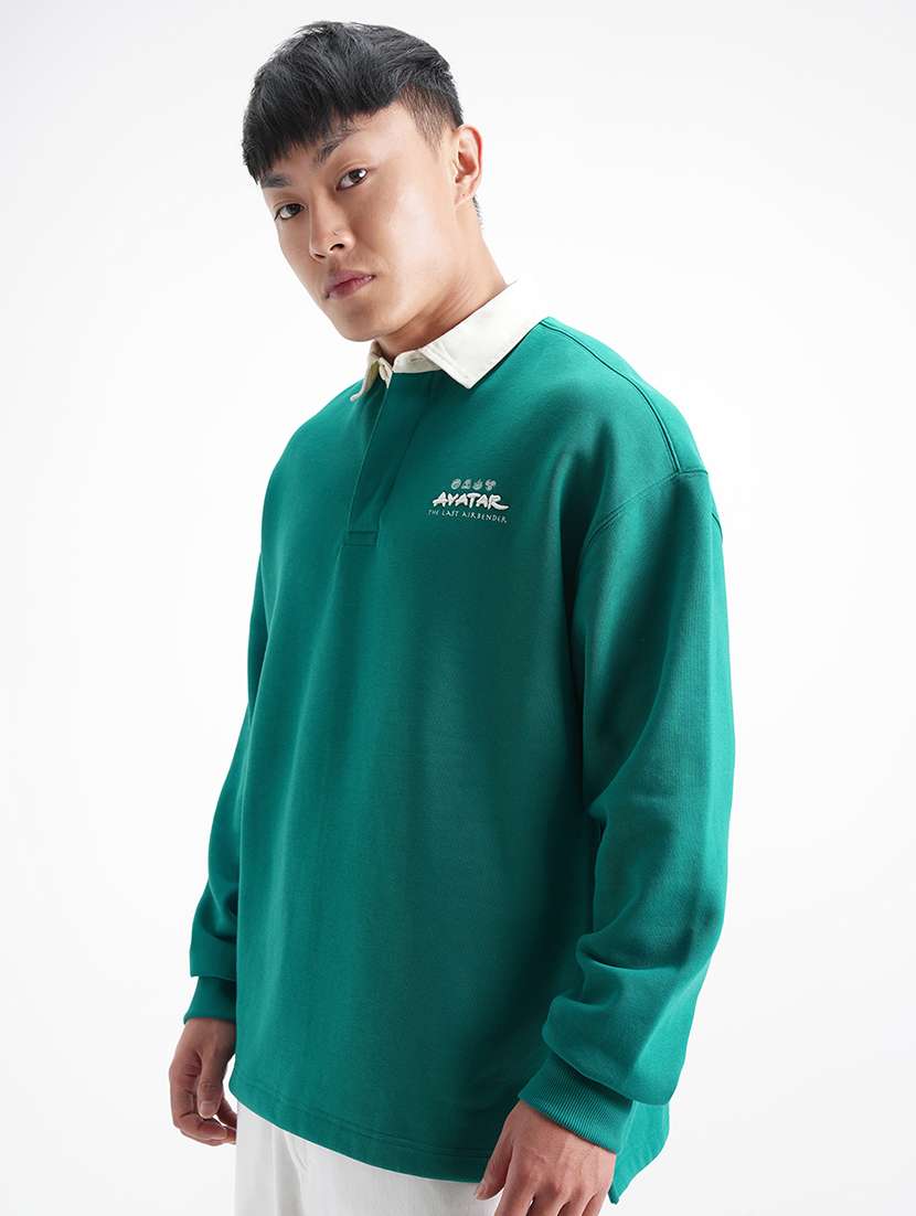 men printed long sleeve regular fit sweatshirt - 22504650 -  Standard Image - 3