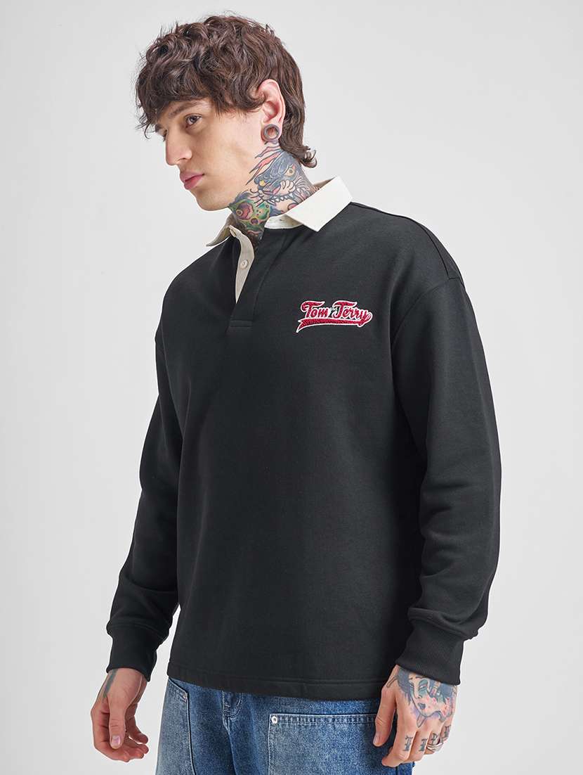 men printed long sleeve regular fit sweatshirt - 22504653 -  Standard Image - 3