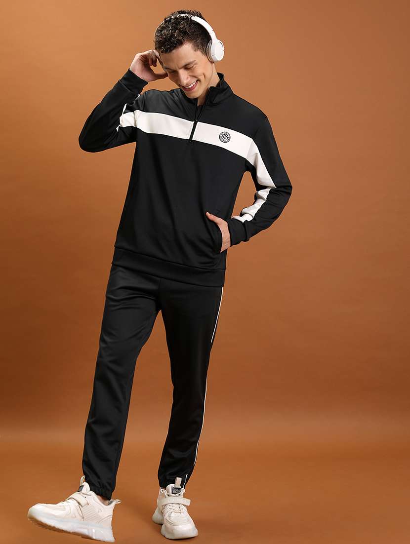 men color block long sleeve regular fit sweatshirt - 22504655 -  Standard Image - 5