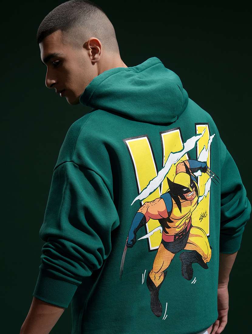 men printed long sleeve regular fit sweatshirt