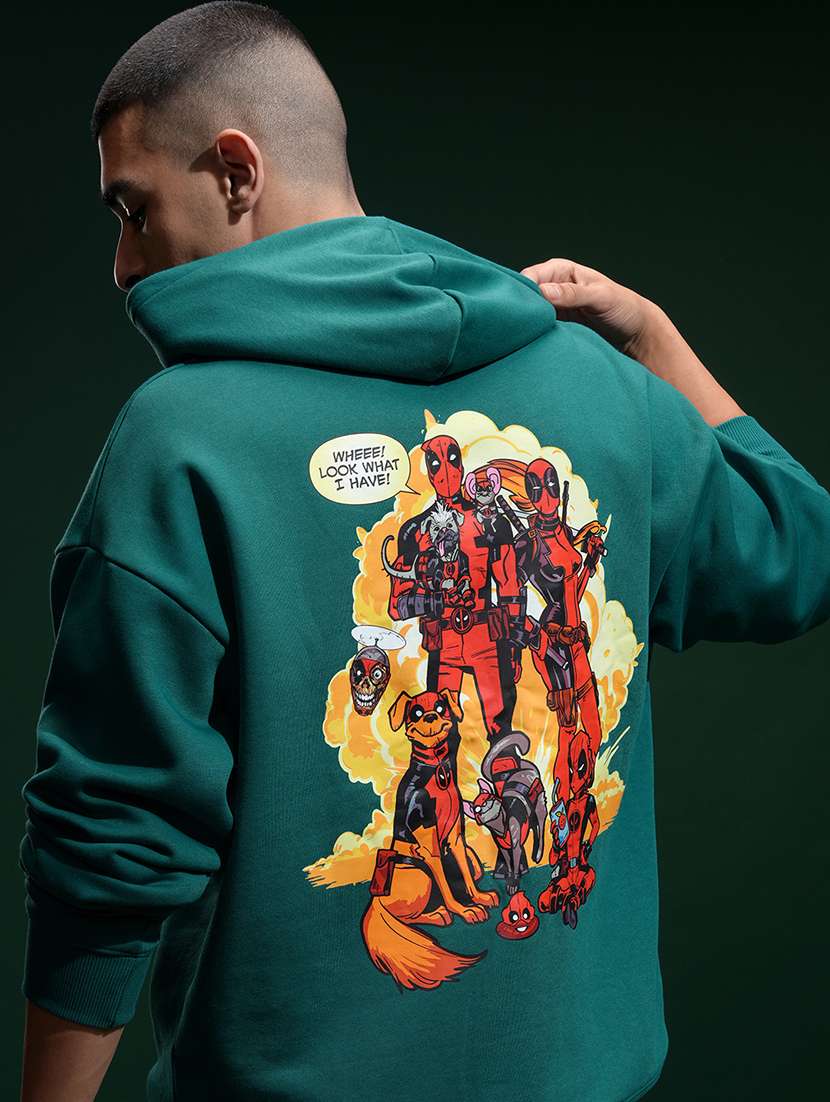 men printed long sleeve regular fit sweatshirt