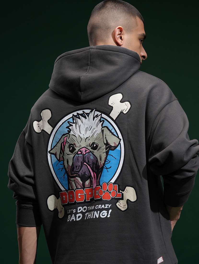 men printed long sleeve regular fit sweatshirt