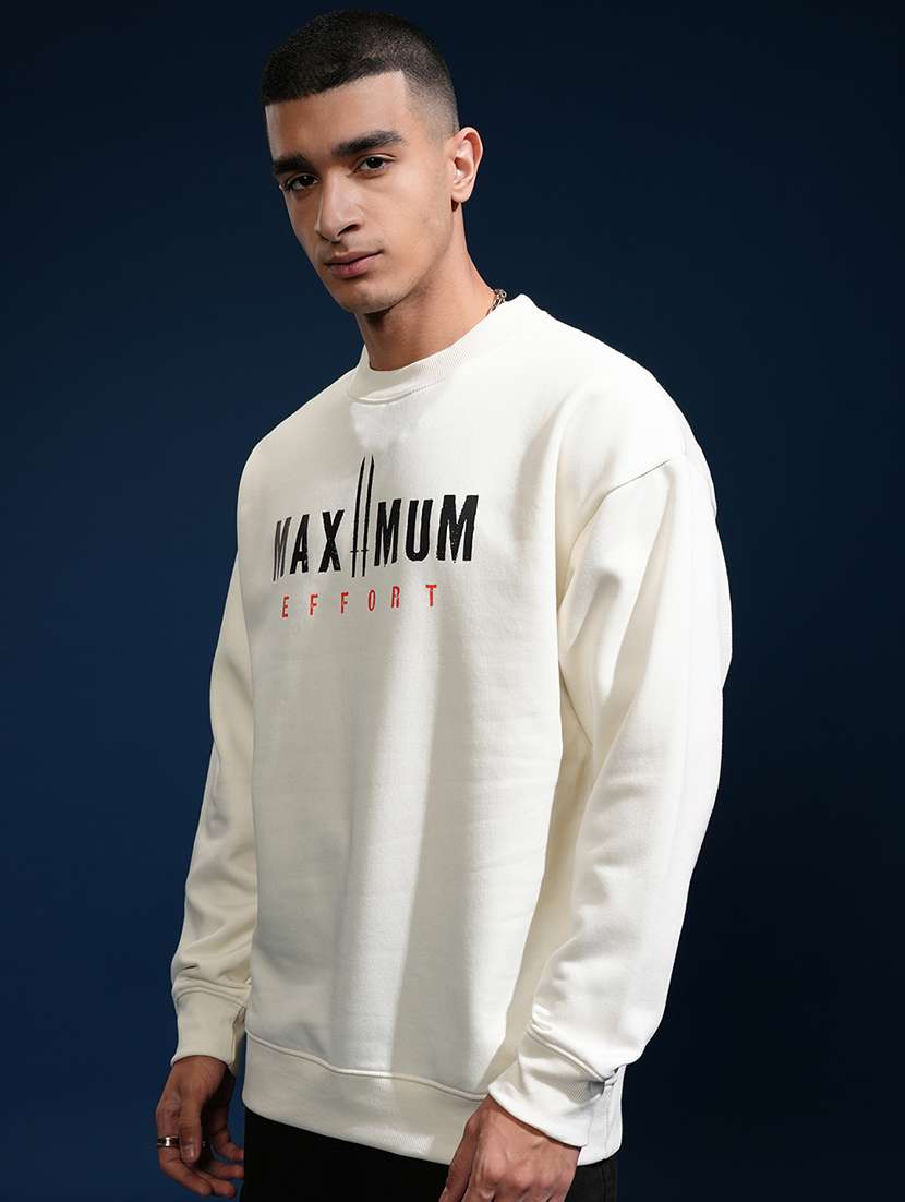 men printed long sleeve regular fit sweatshirt - 22504673 -  Standard Image - 3