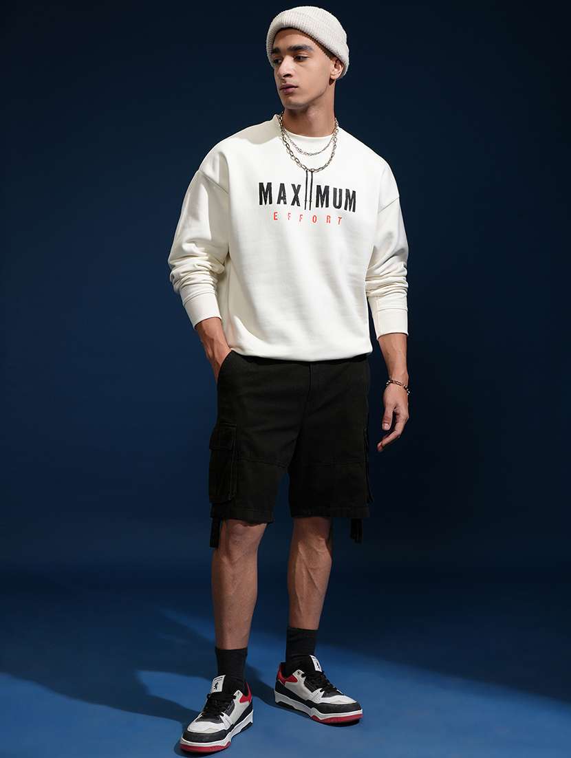 men printed long sleeve regular fit sweatshirt - 22504673 -  Standard Image - 5