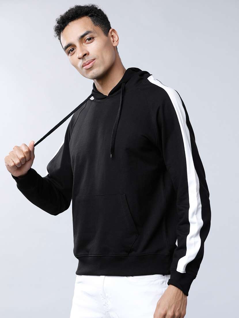 men taped long sleeve regular fit sweatshirt - 22504688 -  Standard Image - 3