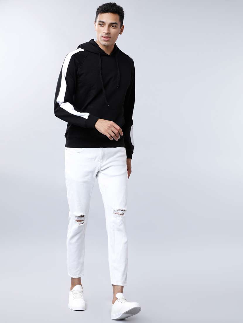 men taped long sleeve regular fit sweatshirt - 22504688 -  Standard Image - 5