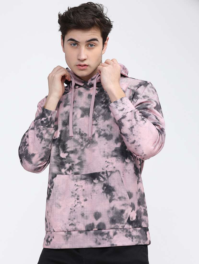men printed long sleeve regular fit sweatshirt