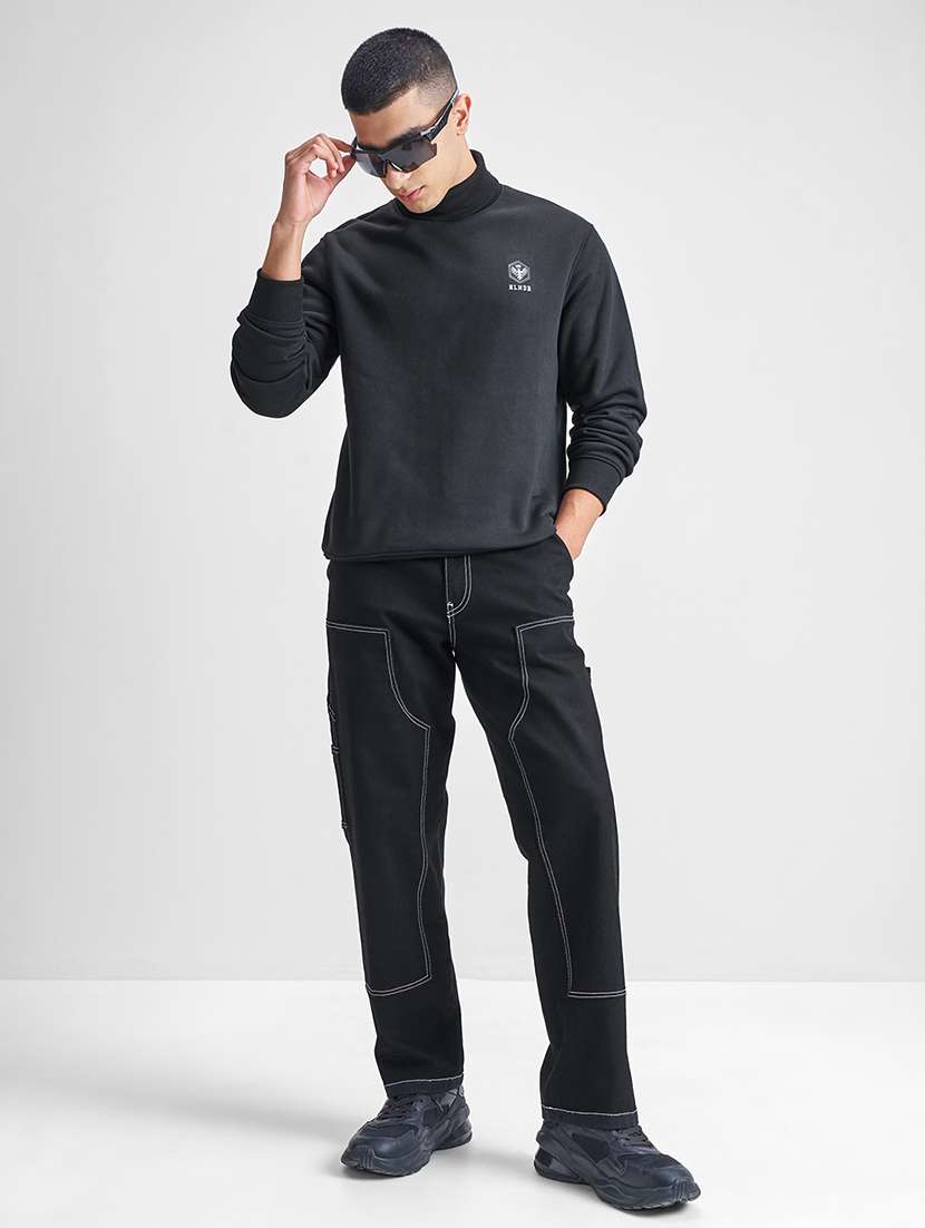 men logo print long sleeve regular fit sweatshirt - 22504715 -  Standard Image - 5
