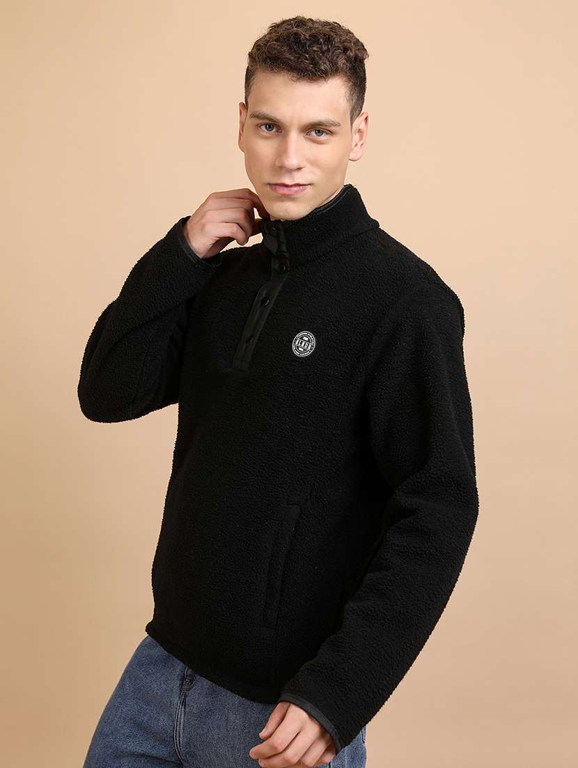 men solid long sleeve regular fit sweatshirt - 22504725 -  Standard Image - 3