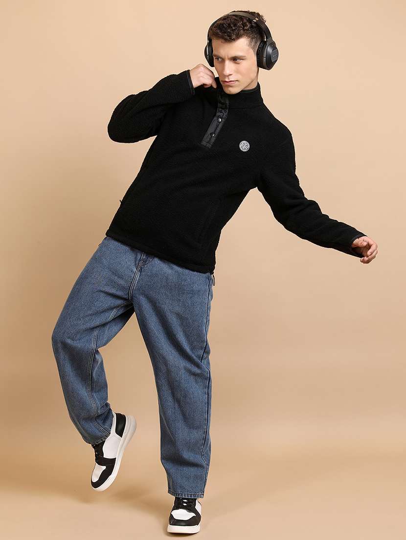 men solid long sleeve regular fit sweatshirt - 22504725 -  Standard Image - 5