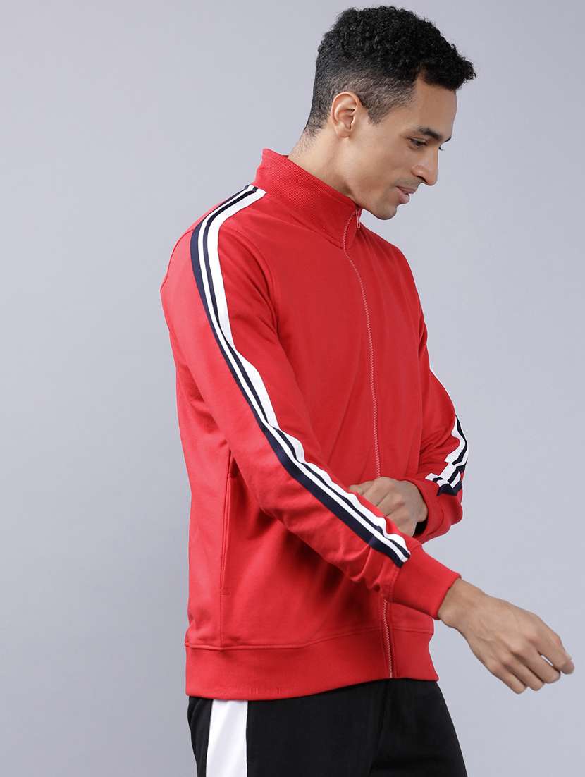 men taped long sleeve regular fit sweatshirt - 22504731 -  Standard Image - 3