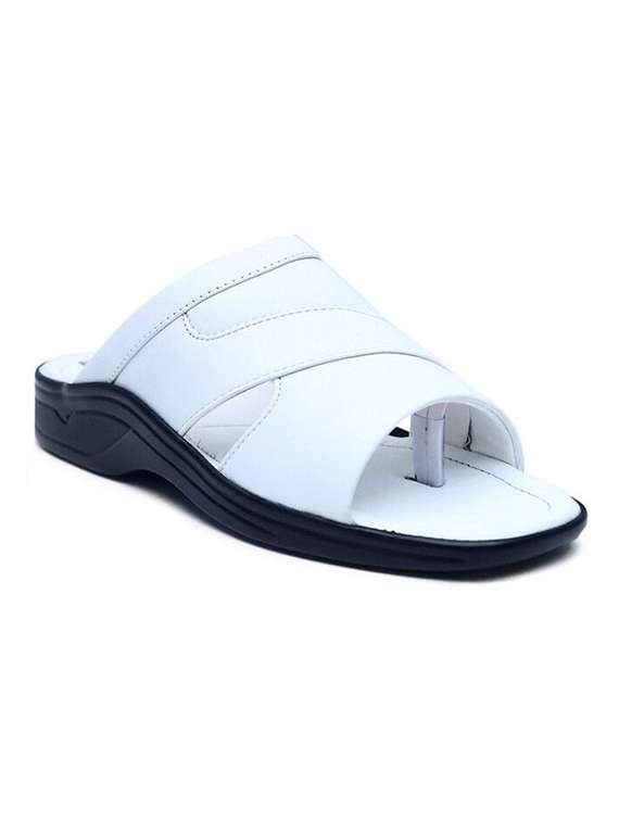 men solid slip on sandal