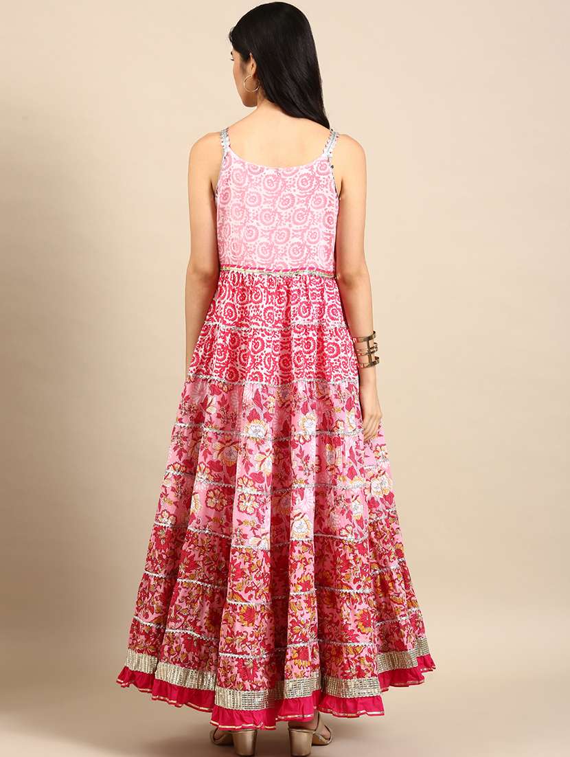 Women Printed Shoulder Strap Kurta And Sharara Set - 22504836 -  Standard Image - 3