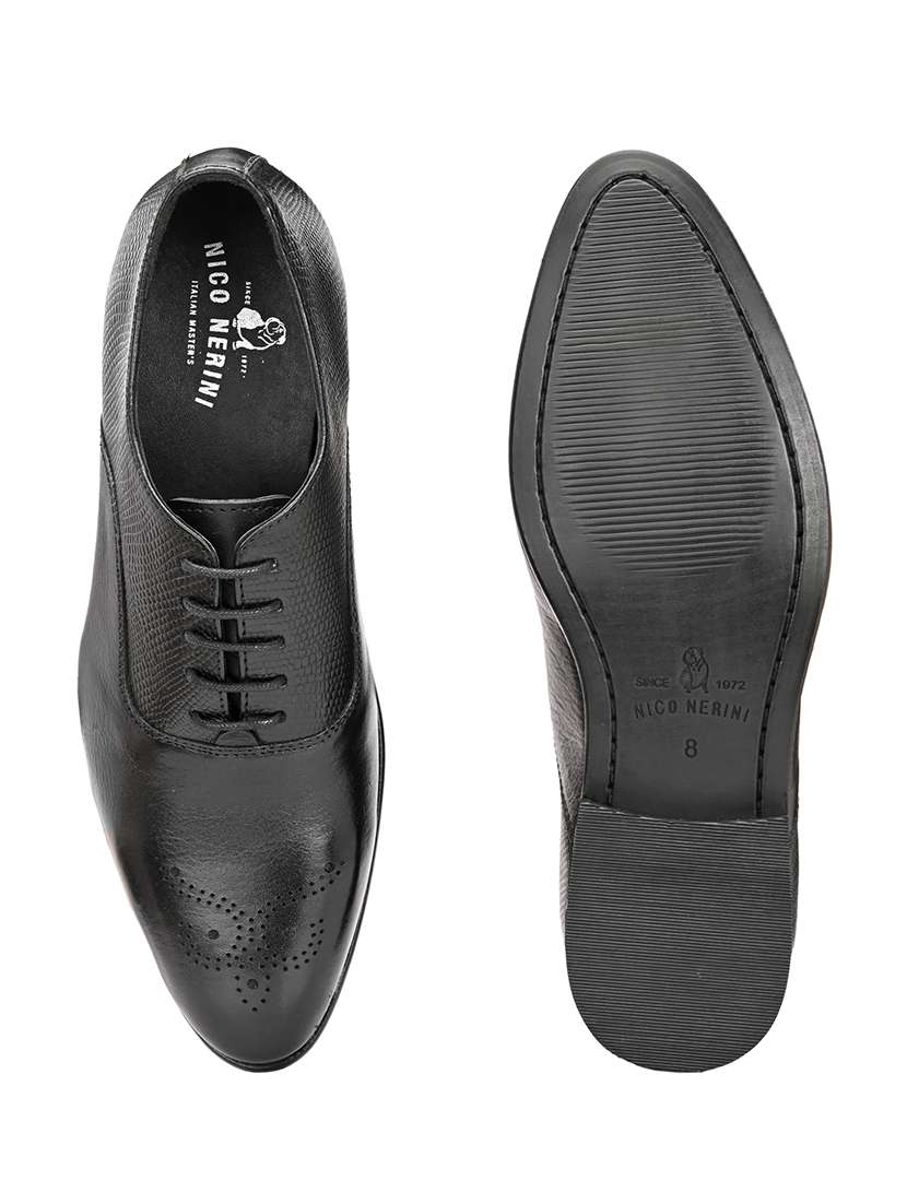 men black lace-up oxford - 22504991 -  Standard Image - 3