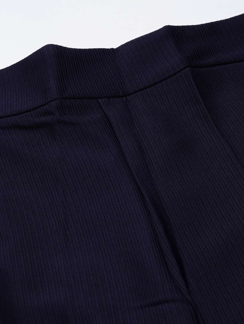 Women Striped High Rise Straight Fit Trouser - 22505058 -  Standard Image - 5