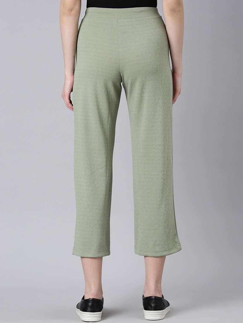 Women Solid Mid Rise Calf Length Culottes - 22505062 -  Standard Image - 3