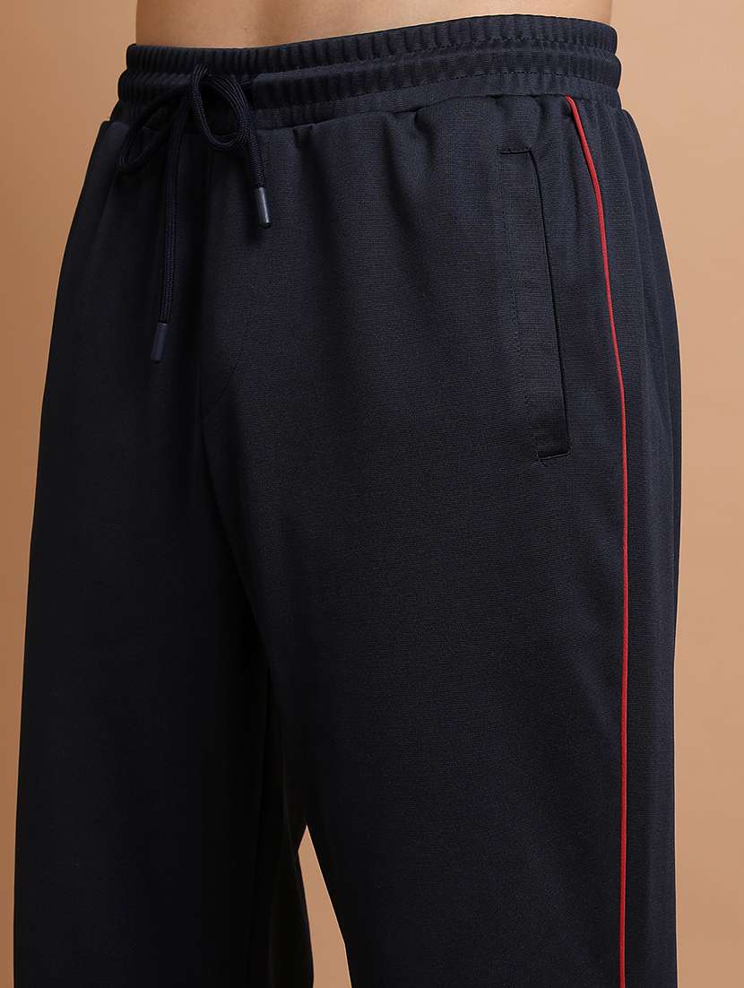 men color block long sleeve full length track suit - 22505085 -  Standard Image - 5