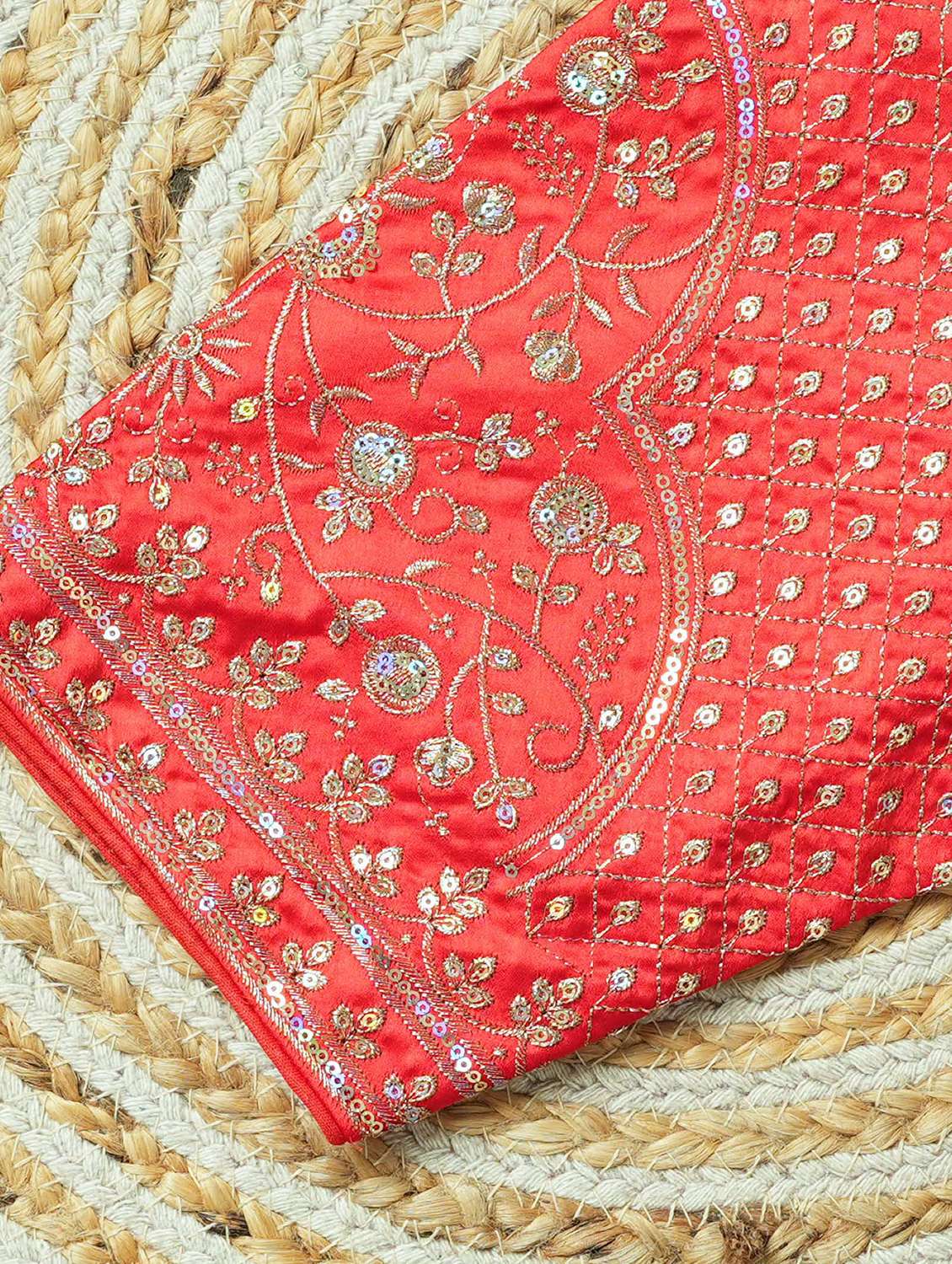 women embroidered short sleeve stitched blouse - 22505110 -  Standard Image - 5